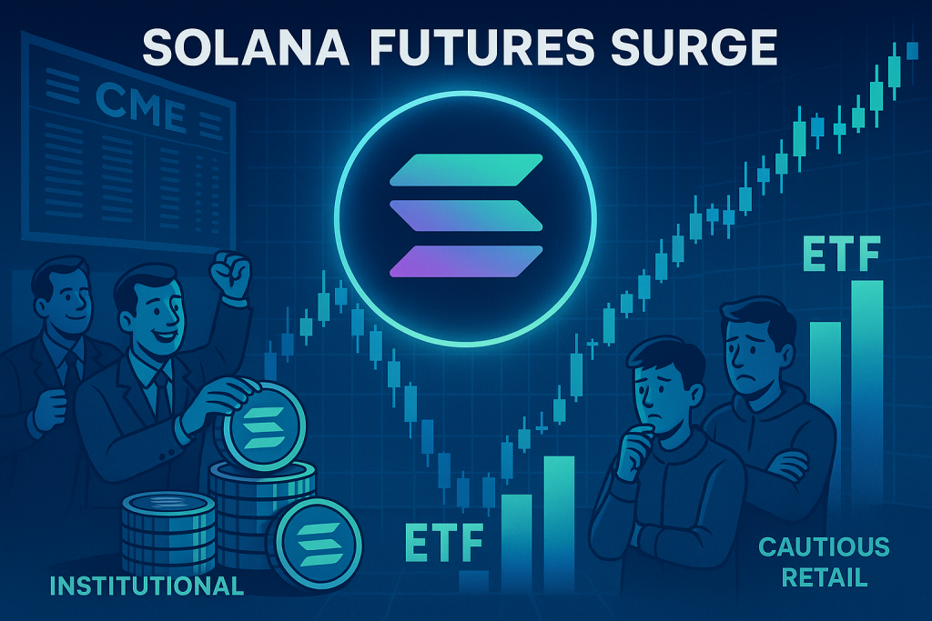 Solana futures surge as institutions drive open interest to record highs Solana futures surge as institutions drive open interest to record highs