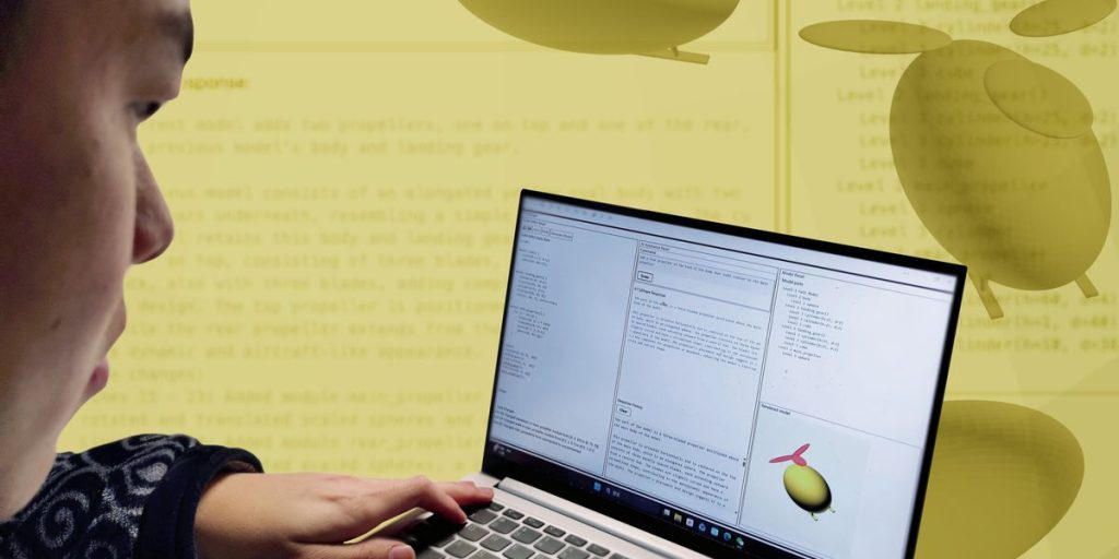 3D Modeling Made Accessible for Blind Programmers